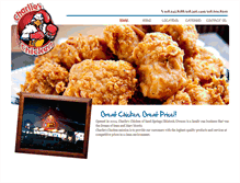 Tablet Screenshot of charlies-chicken.com